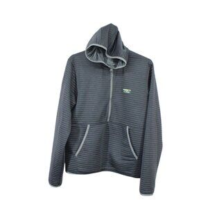 LL Bean Airlight Knit Pullover Sweater Gray Heather Size M